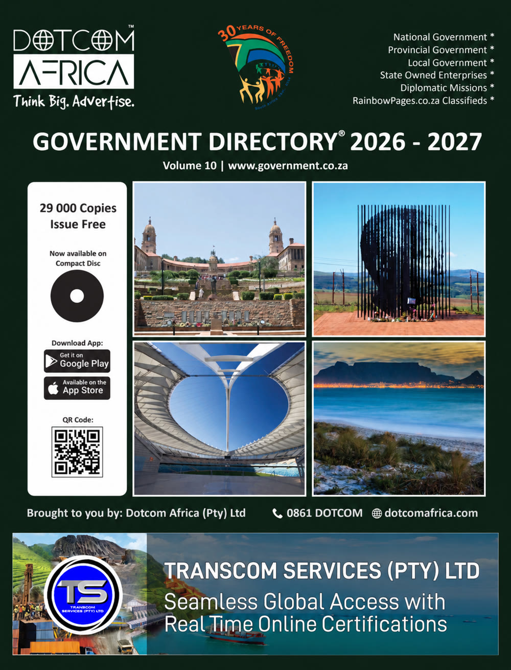 Government Directory of South Africa cover